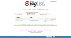 Desktop Screenshot of biglist.it