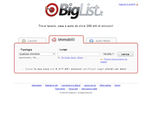 Tablet Screenshot of biglist.it