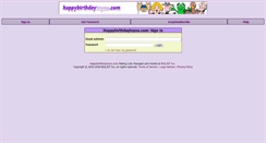 Desktop Screenshot of happybirthdaytoyou.biglist.com